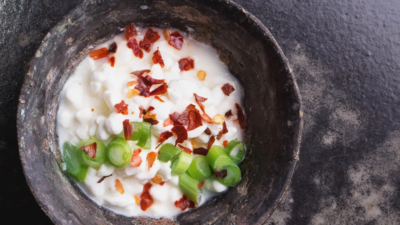 Savory Cottage Cheese Bowl