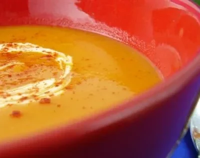 Savory Curried Sweet Potato Soup Recipe