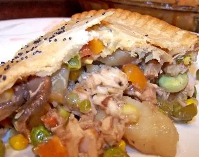 Savory Homemade Turkey Pot Pie Recipe