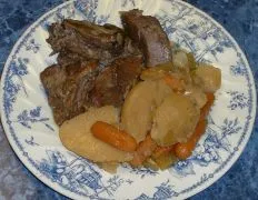 Savory Pot Roast A La Pressure Cooker