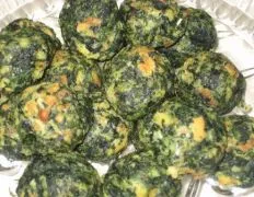 Savory Spinach And Herb Stuffing Bites