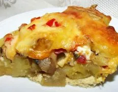 Savory Swiss Mushroom and Potato Pie Recipe