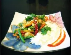 Savory Thai-Inspired Chicken And Veggie Stir-Fry Recipe