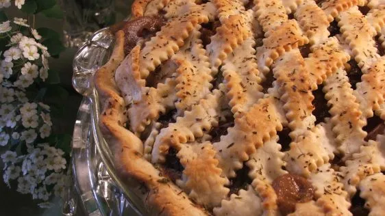 Savory Thyme and Black Pepper Beef Pot Pie Recipe