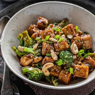 Savory Tofu And Broccoli Stir-Fry Delight