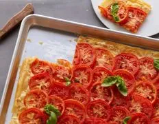 Savory Tomato and Cheese Tart Recipe