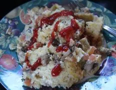Savory Tomato and Mushroom Omelette Recipe