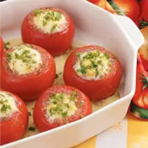 Savory Tomato And Sweet Corn Pudding Delight