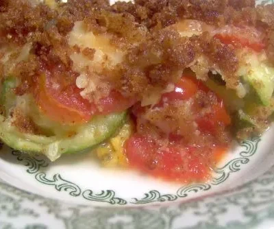 Savory Tomato And Zucchini Bake Casserole Recipe