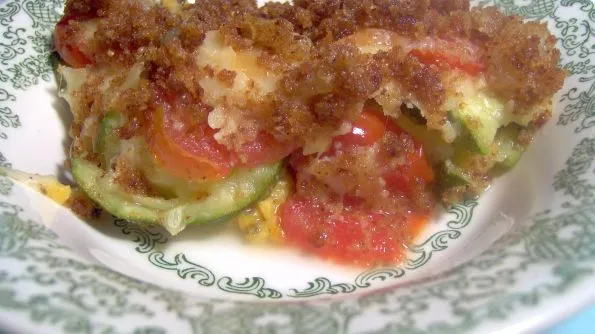 Savory Tomato and Zucchini Bake Casserole Recipe