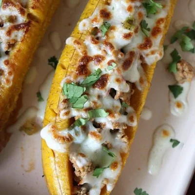 Savory Turkey Picadillo-Stuffed Sweet Plantains Recipe