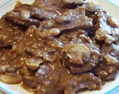 Savory Venison Marsala With Mushrooms Recipe