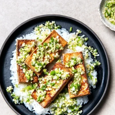 Scallion-Topped Spicy Vegan Beef Stir-Fry Recipe