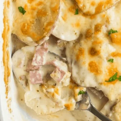 Scalloped Potatoes And Ham