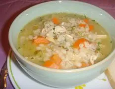 Scarborough Fair Chicken Barley Soup