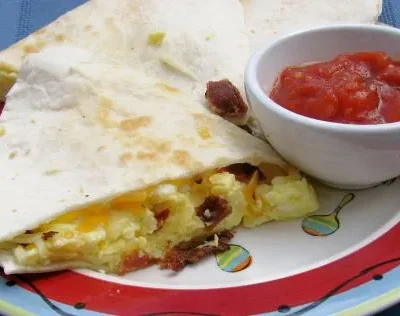 Scrambled Egg Quesadillas