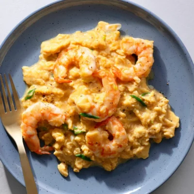 Scrambled Egg With Shrimp