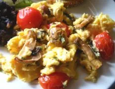 Scrambled Eggs With Mushrooms