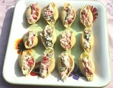 Seafood Salad Stuffed Shells
