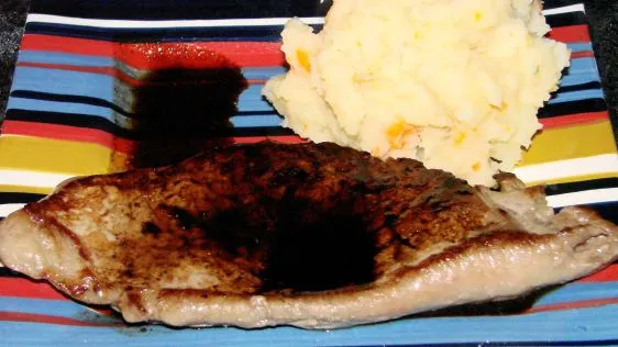 Seared Sirloin With Sweet Balsamic Sauce