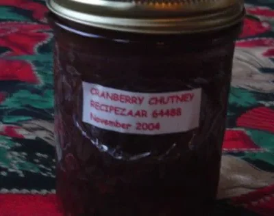 Seasonal Cranberry Chutney