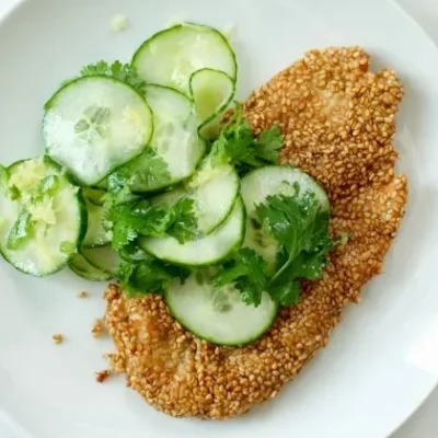 Sesame Chicken Cutlets