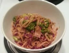 Sesame Noodles With Napa Cabbage