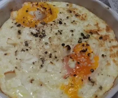 Shirred Eggs With Feta