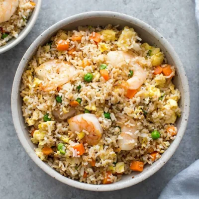 Shrimp And Egg Fried Rice