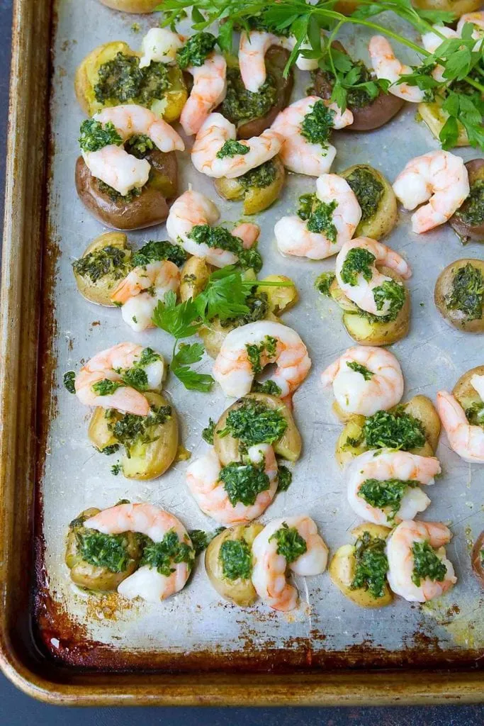 Shrimp And Potato Appetizers