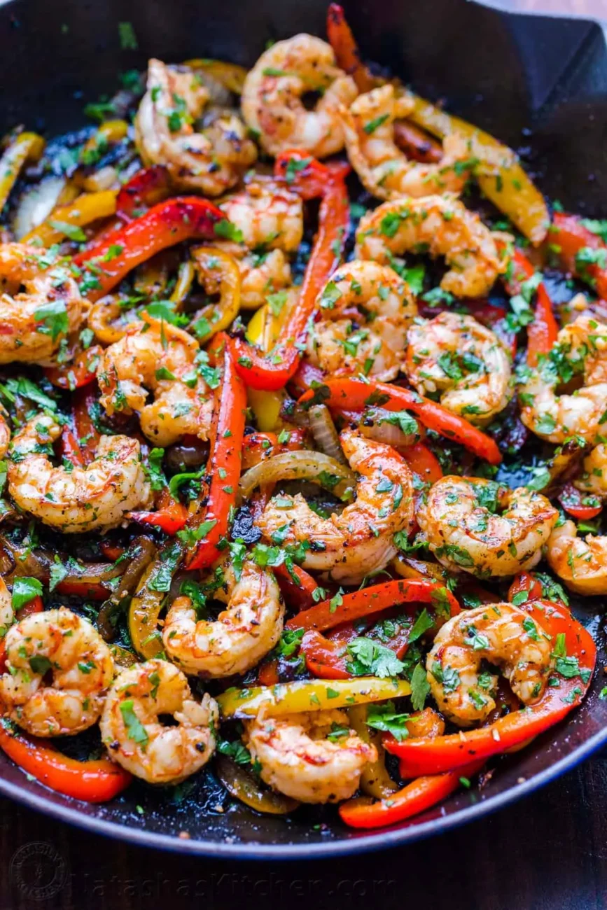 Shrimp Fajitas