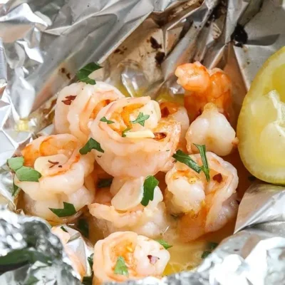 Shrimp Scampi Foil Packets