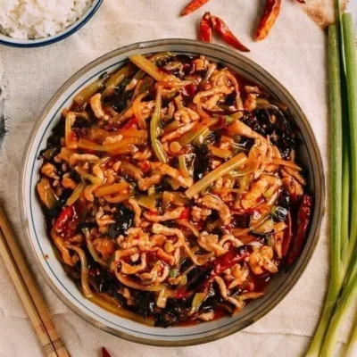 Sichuan Stir Fried Pork In Garlic Sauce