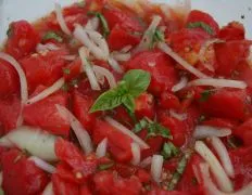 Sicilian Tomato & Onion Salad