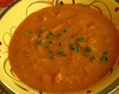Silky Spicy Carrot Soup