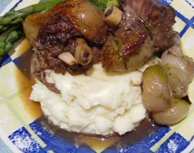 Simmered Lamb Shanks