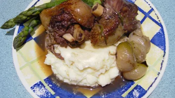Simmered Lamb Shanks