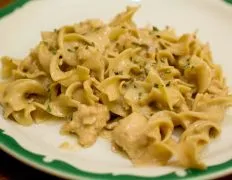Simple Ground Chicken Stroganoff