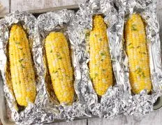 Simple Oven- Roasted Corn On The Cob