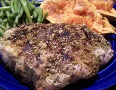 Simple Rosemary Rubbed Pork Chops