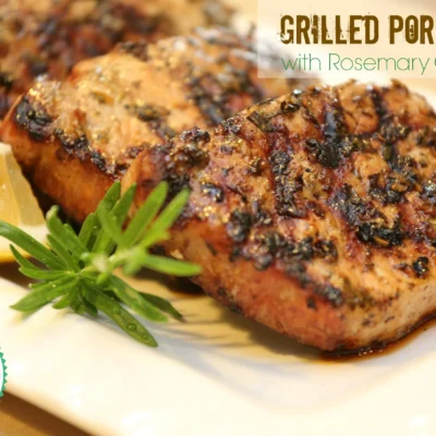 Simple Rosemary Rubbed Pork Chops