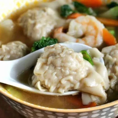 Simple Wonton Won Ton Soup