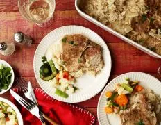 Simply Oven Baked Pork Chops And Rice