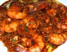 Singapore Chilli Prawns Shrimp