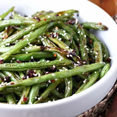 Sizzling Spicy Szechuan Green Beans Recipe