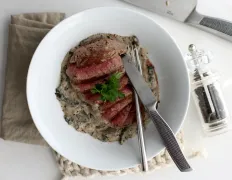 Skillet Steak With Mushroom Sauce