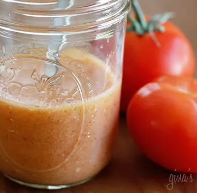 Skinny Red Wine Tomato Vinaigrette