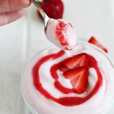 Skinny Strawberry Fool