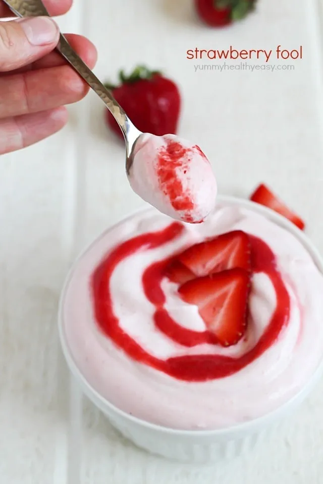 Skinny Strawberry Fool