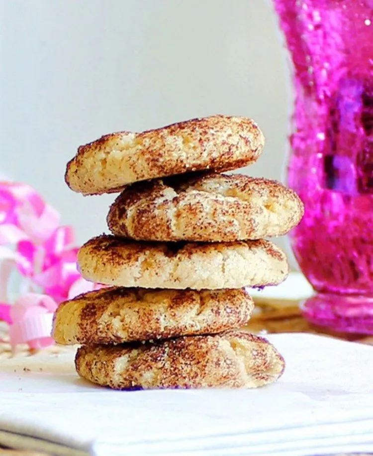 Skinny Whole Wheat Snickerdoodles